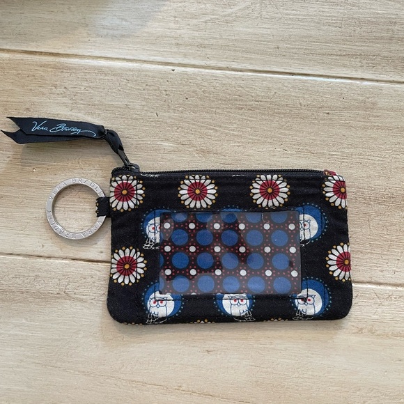 Vera Bradley 3 piece purse set. Blue Red White owl print. Retired pattern - Picture 4 of 14